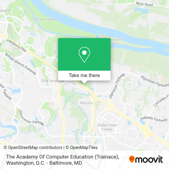 The Academy Of Computer Education (Trainace) map
