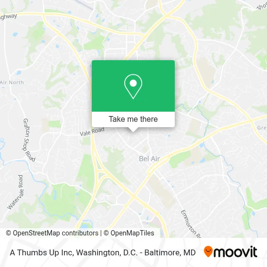 A Thumbs Up Inc map