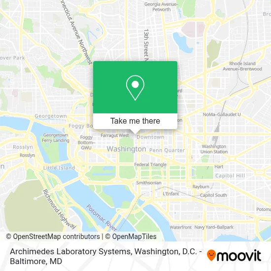 Archimedes Laboratory Systems map