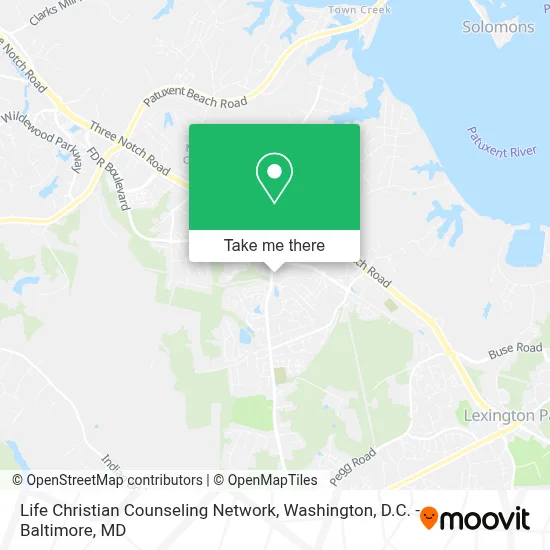 Life Christian Counseling Network map