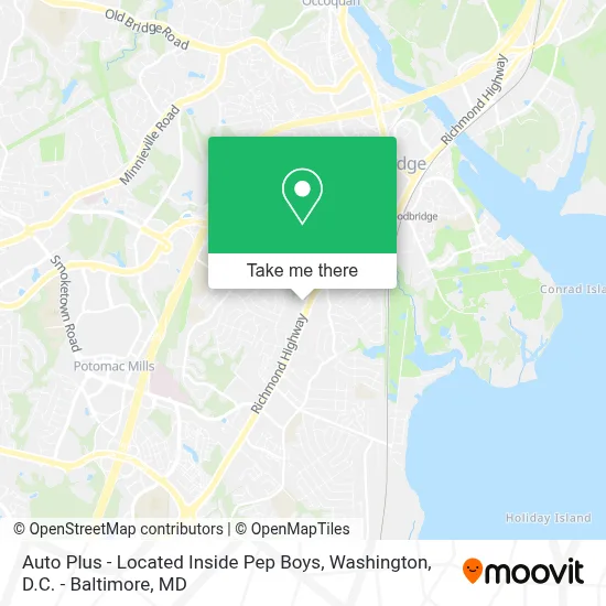 Auto Plus - Located Inside Pep Boys map
