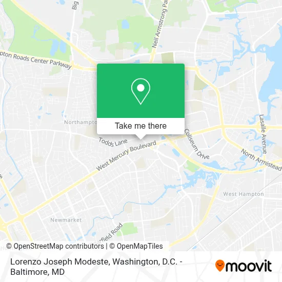 Lorenzo Joseph Modeste map