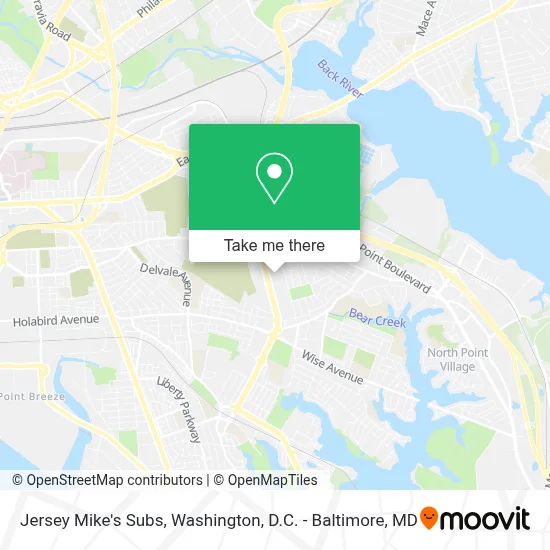 Jersey Mike's Subs map