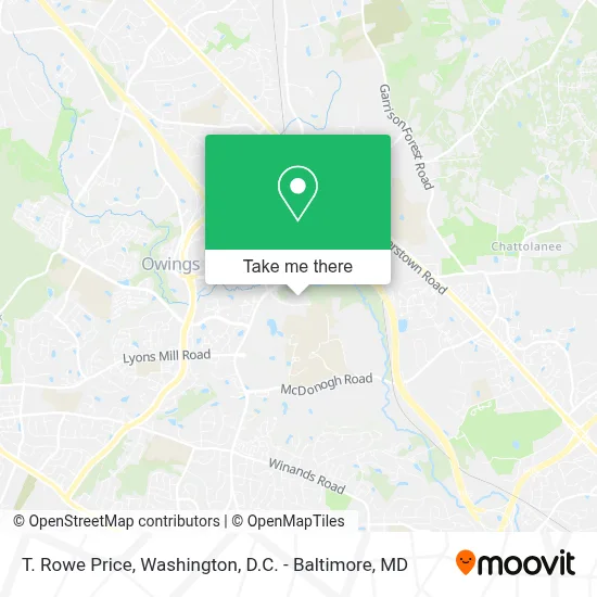 T. Rowe Price map