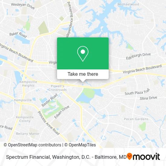 Spectrum Financial map