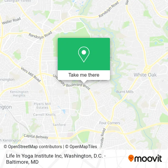 Life In Yoga Institute Inc map