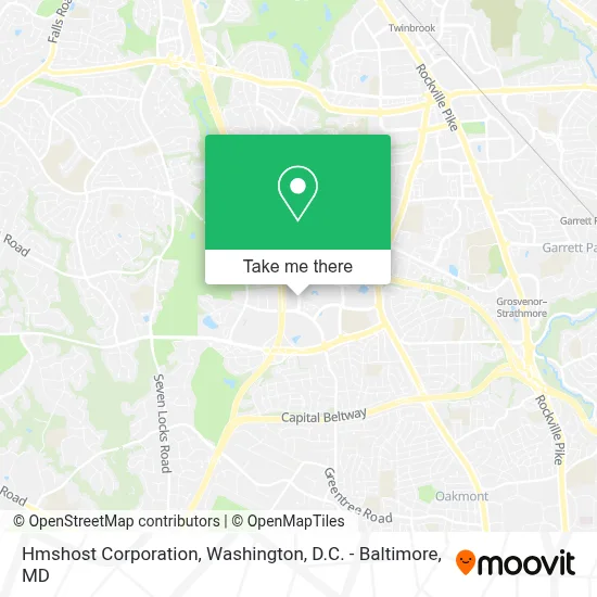 Hmshost Corporation map