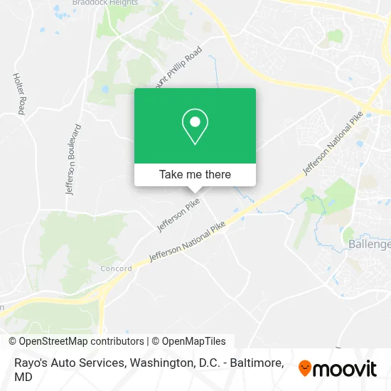 Rayo's Auto Services map