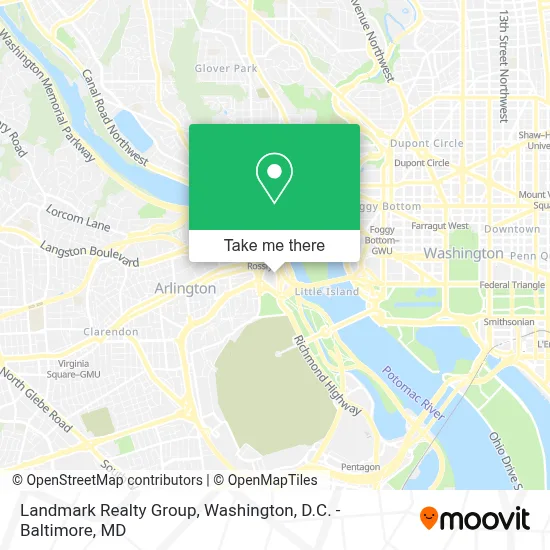 Landmark Realty Group map