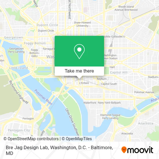 Bre Jag Design Lab map