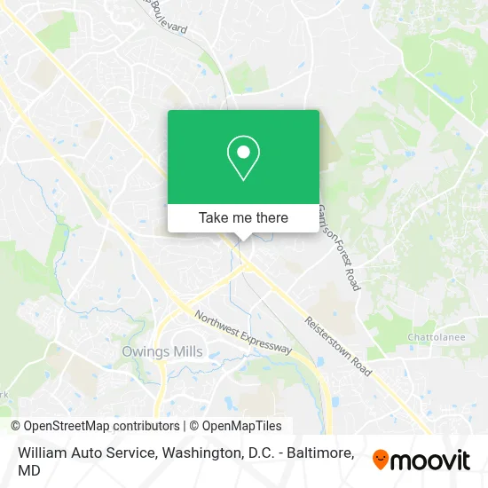 William Auto Service map