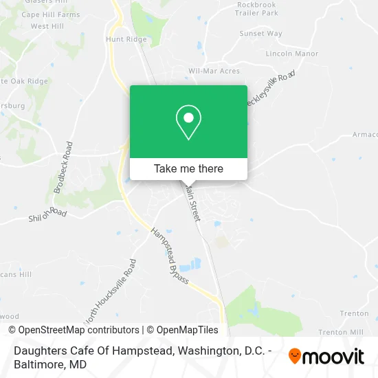 Daughters Cafe Of Hampstead map