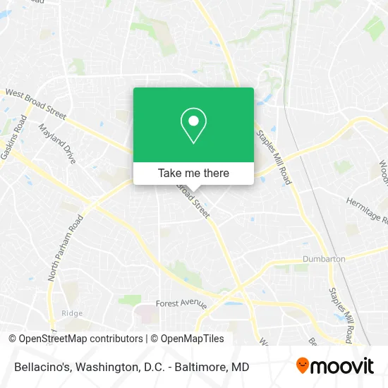 Bellacino's map