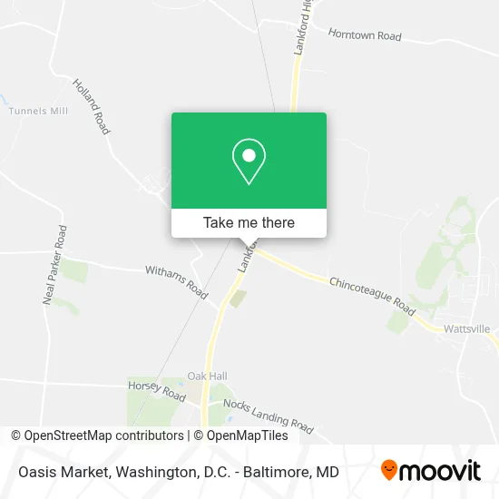 Oasis Market map