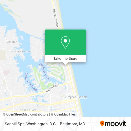 Seahill Spa map