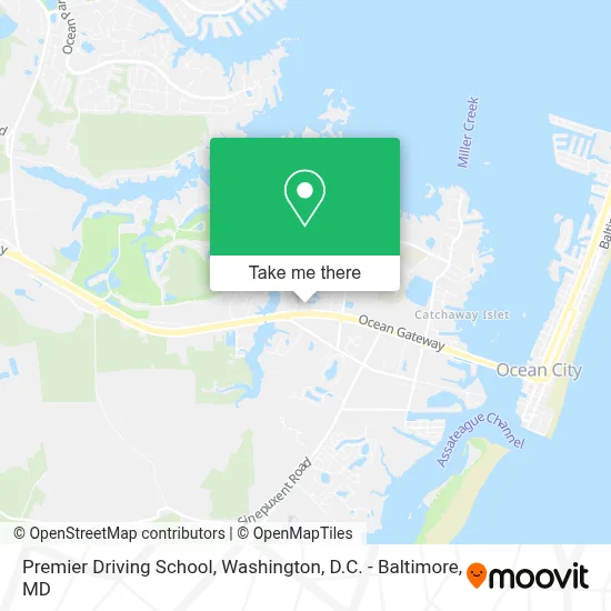 Premier Driving School map