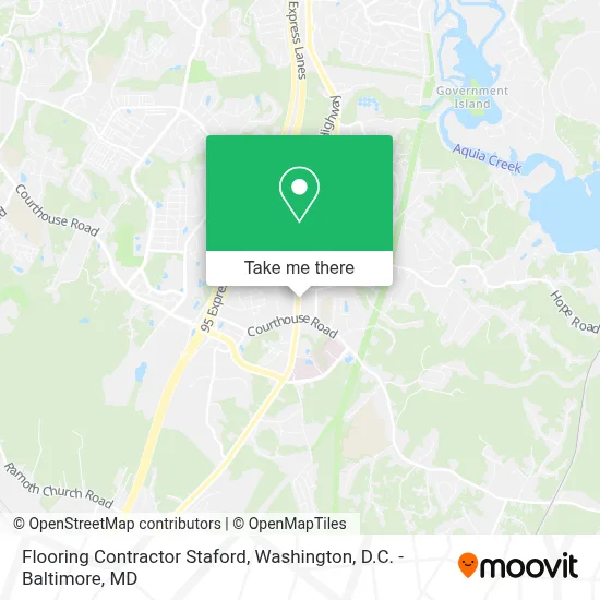 Flooring Contractor Staford map