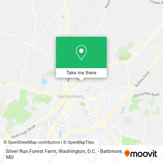 Silver Run Forest Farm map