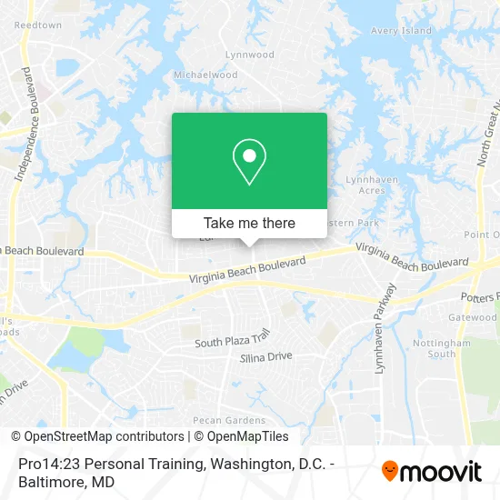 Pro14:23 Personal Training map