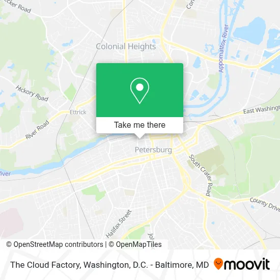 The Cloud Factory map