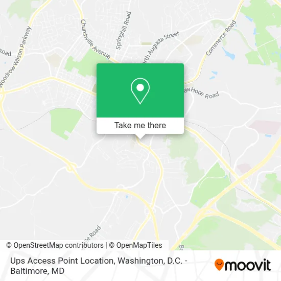 Ups Access Point Location map