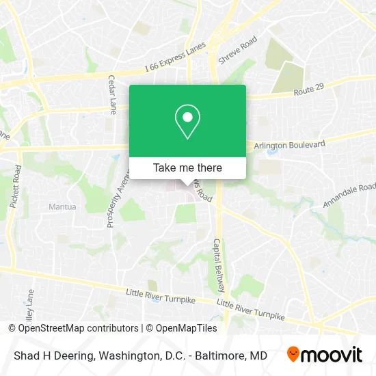 Shad H Deering map