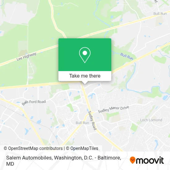 Salem Automobiles map