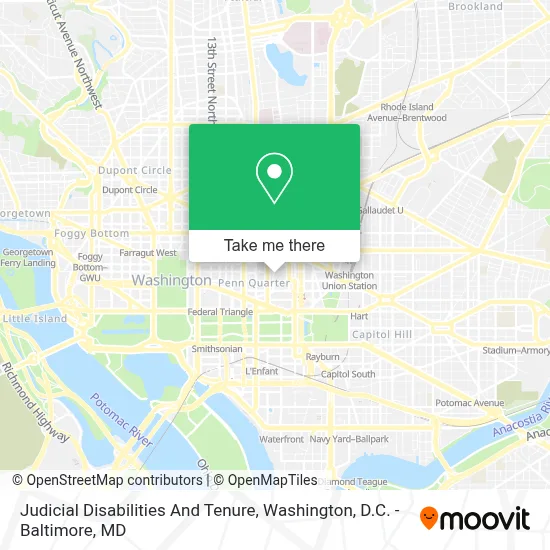 Judicial Disabilities And Tenure map