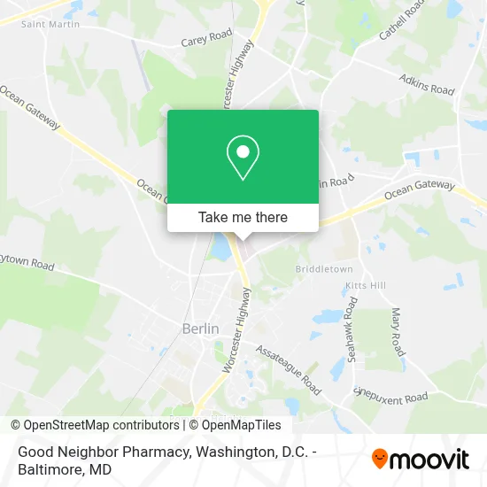 Good Neighbor Pharmacy map