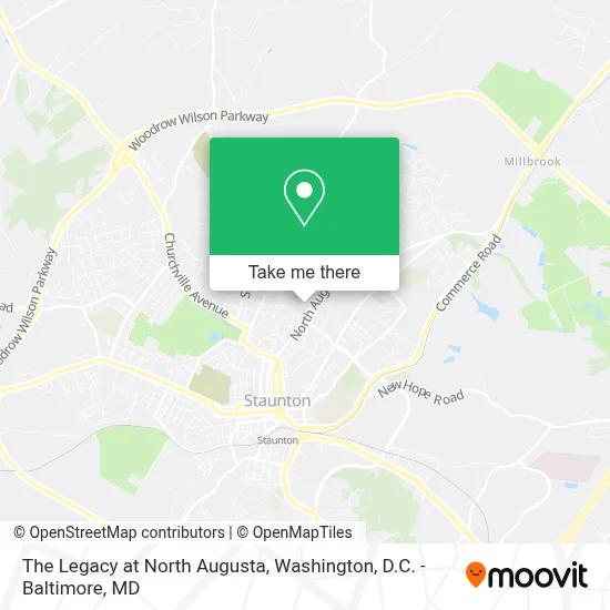 The Legacy at North Augusta map