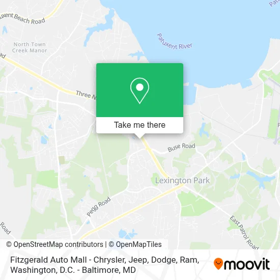 Fitzgerald Auto Mall - Chrysler, Jeep, Dodge, Ram map