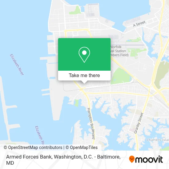 Armed Forces Bank map