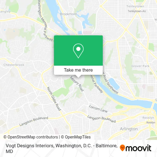 Vogt Designs Interiors map
