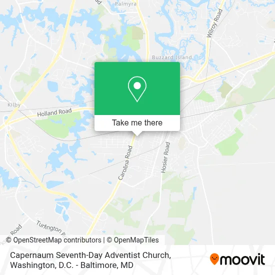 Capernaum Seventh-Day Adventist Church map