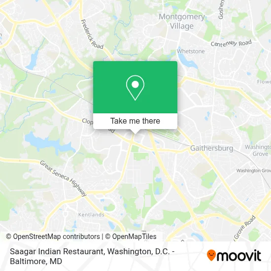 Saagar Indian Restaurant map