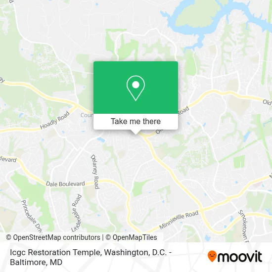 Icgc Restoration Temple map