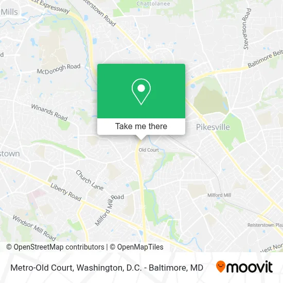 Metro-Old Court map