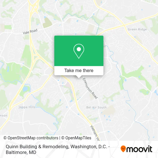 Quinn Building & Remodeling map