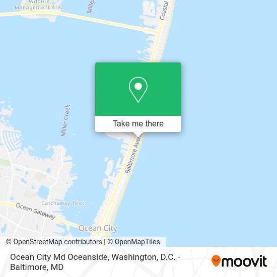 Ocean City Md Oceanside map