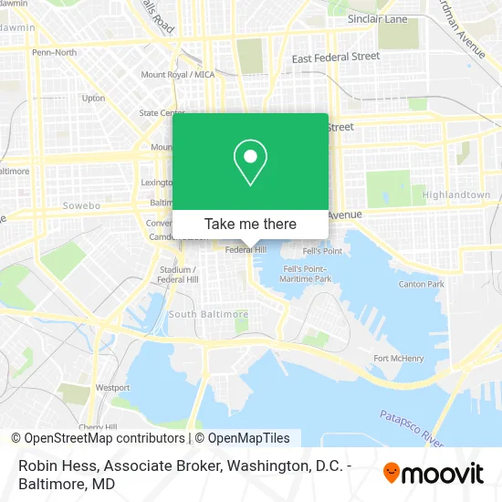 Robin Hess, Associate Broker map
