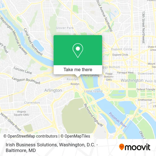 Irish Business Solutions map