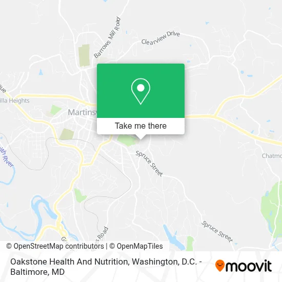 Oakstone Health And Nutrition map