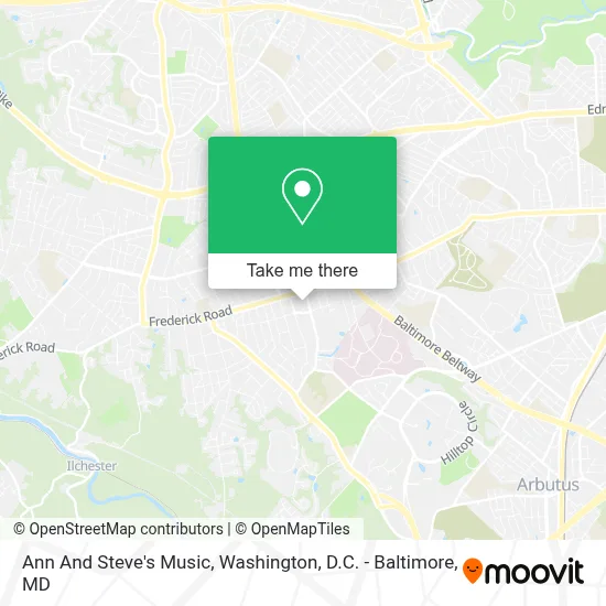 Ann And Steve's Music map