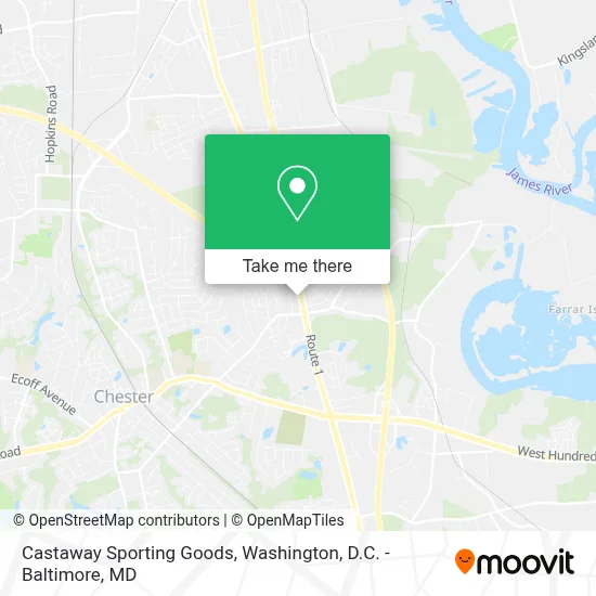 Castaway Sporting Goods map