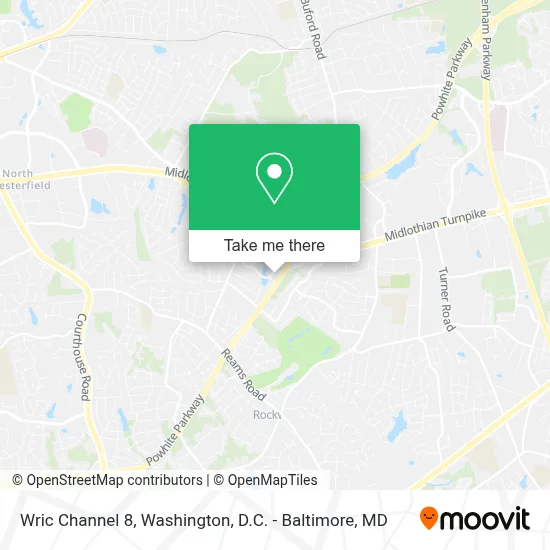 Wric Channel 8 map