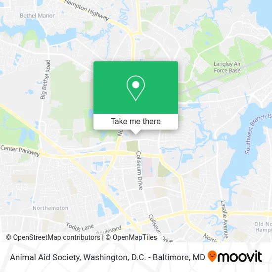Animal Aid Society map