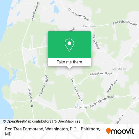Red Tree Farmstead map