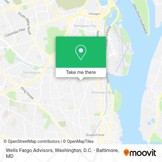 Wells Fargo Advisors map