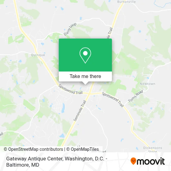 Gateway Antique Center map