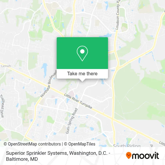Superior Sprinkler Systems map